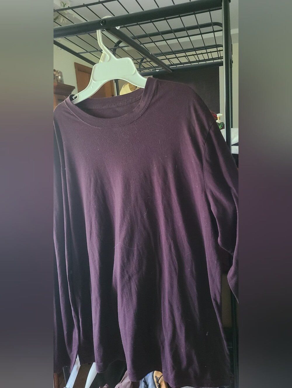 Men's (Unisex) Long Sleeve Brown Tee